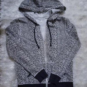 Victoria's Secret Cheetah Zip Hoodie